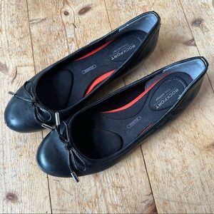 ROCKPORT Total Motion Leather Flat Ballet Shoes // Size 5